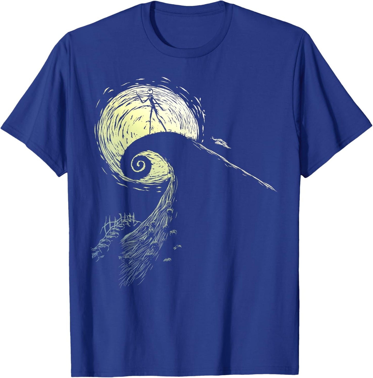 Disney The Nightmare Before Christmas Jack Spiral Hill T-Shirt - T-Shirt | Royal