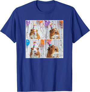 Funny Guinea Pig Face Pet Cavy Mom Guinea Pig Birthday T-Shirt - T-Shirt | Royal