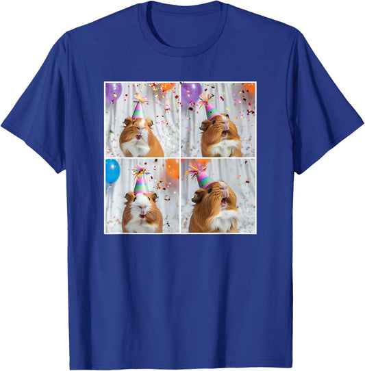 Funny Guinea Pig Face Pet Cavy Mom Guinea Pig Birthday T-Shirt - T-Shirt | Royal