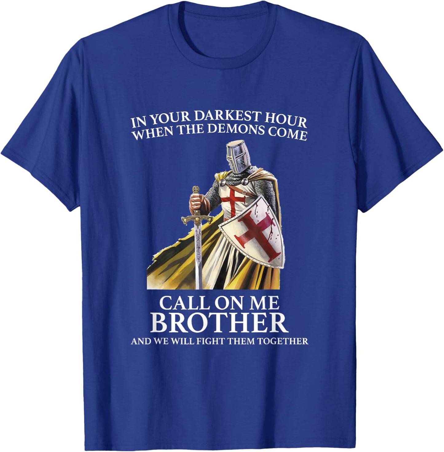 Christian Gospel and Bible Phrase for our Lord Jesus T-Shirt - T-Shirt | Royal