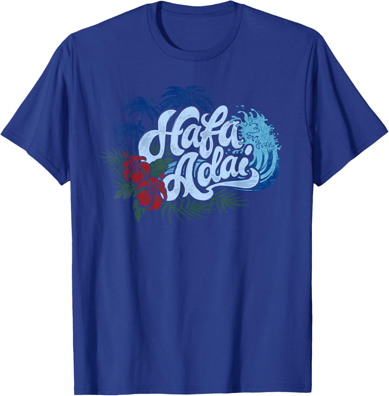 Guam Hafa Adai Chamorro Beach Wave Men Women Kids T-Shirt - T-Shirt | Royal