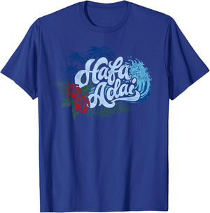 Guam Hafa Adai Chamorro Beach Wave Men Women Kids T-Shirt - T-Shirt | Royal