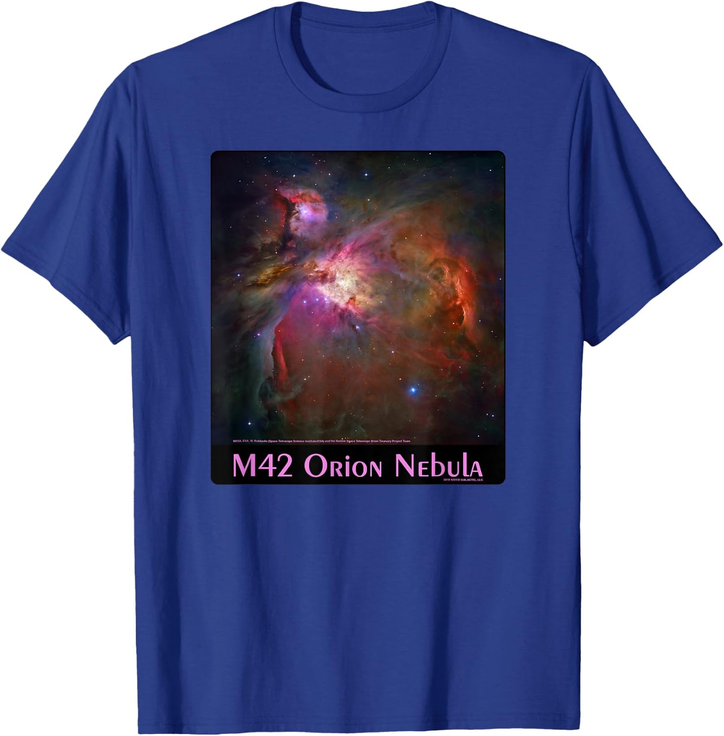M42 The Orion Nebula Astronomy Shirt T-Shirt - T-Shirt | Royal