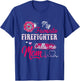 Firefighter , My Favorite Firefighter Calls Me Mom T-Shirt - T-Shirt | Royal