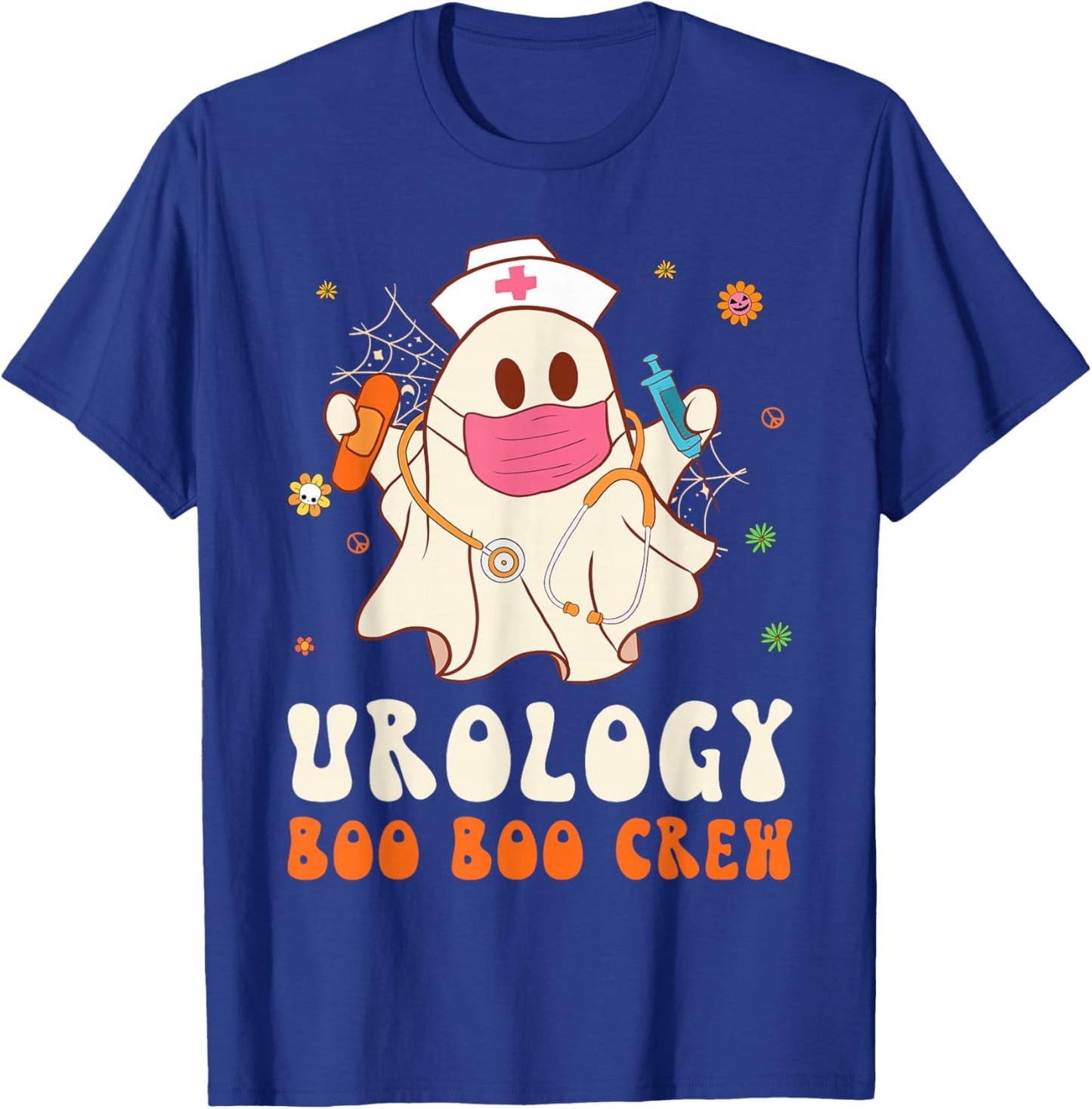 Urology Boo Boo Crew Nurse Funny Halloween Easy Costume T-Shirt - T-Shirt | Royal