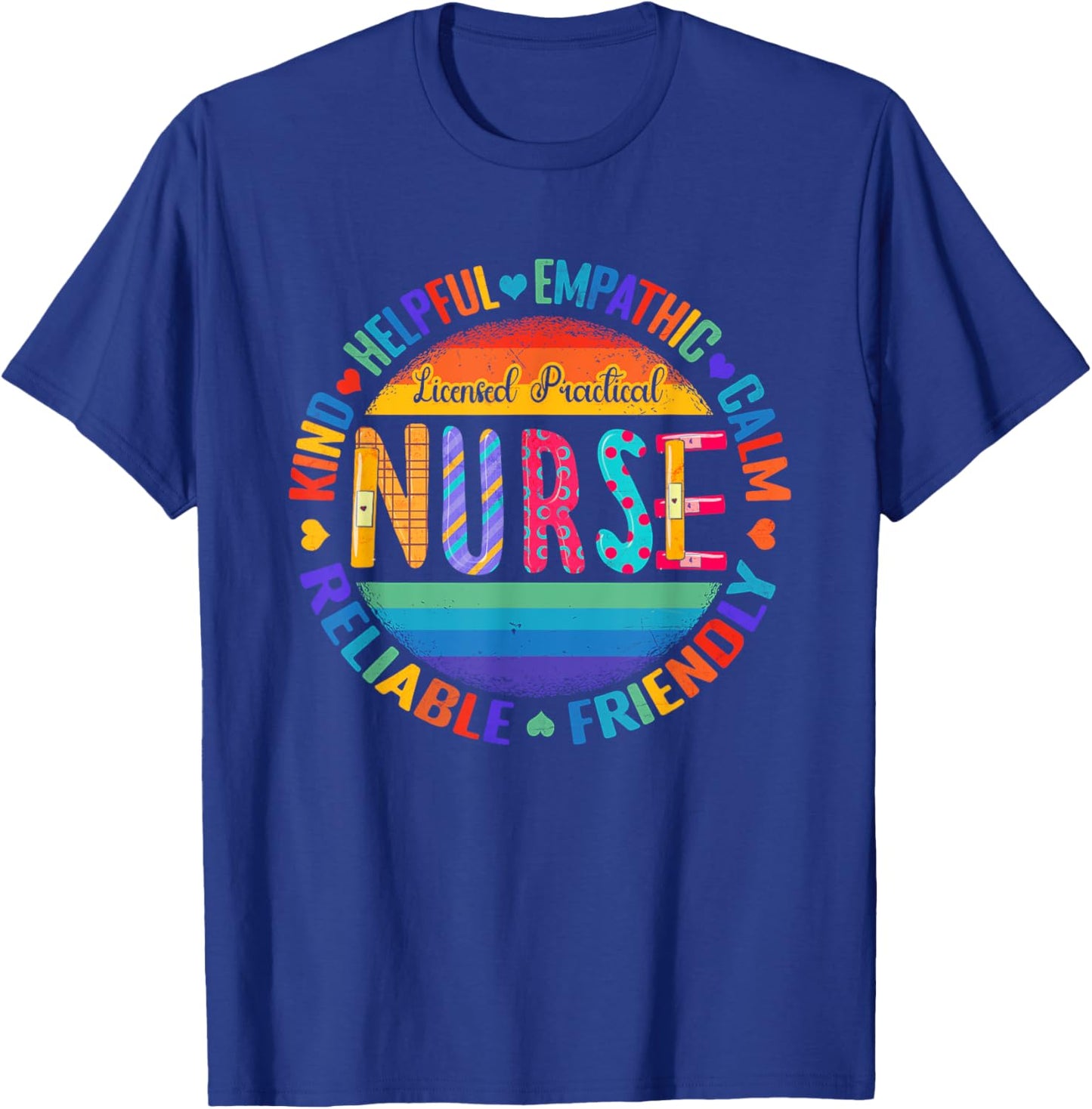 Licensed Practical Nurse Appreciation Week Healthcare LPN T-Shirt - T-Shirt | Royal