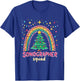 Sonography Christmas Plaid Leopard Rainbow Sonographer Squad T-Shirt - T-Shirt | Royal