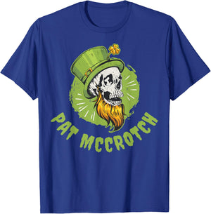 Pat McCrotch Black - Men's -Adults Classic Fit Short Sleeve T-Shirt - T-Shirt | Royal