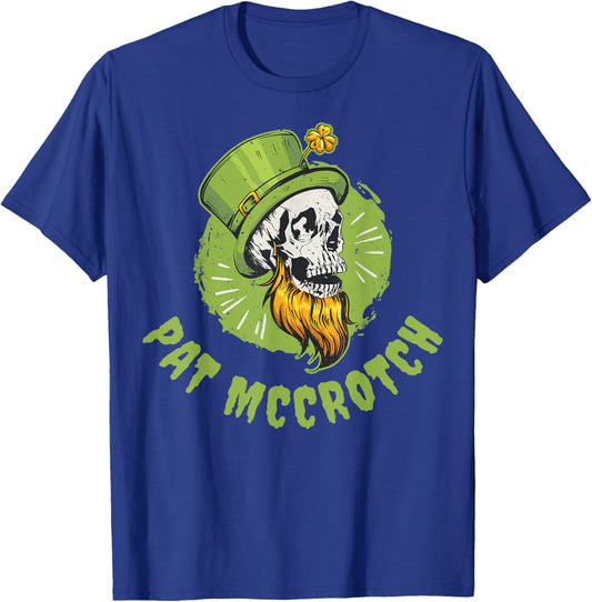Pat McCrotch Black - Men's -Adults Classic Fit Short Sleeve T-Shirt - T-Shirt | Royal