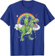 Pickle Riding Dinosaur T-Shirt - T-Shirt | Royal