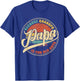 Papa because Grandpa is for old Guys Vintage Retro Sunset T-Shirt - T-Shirt | Royal