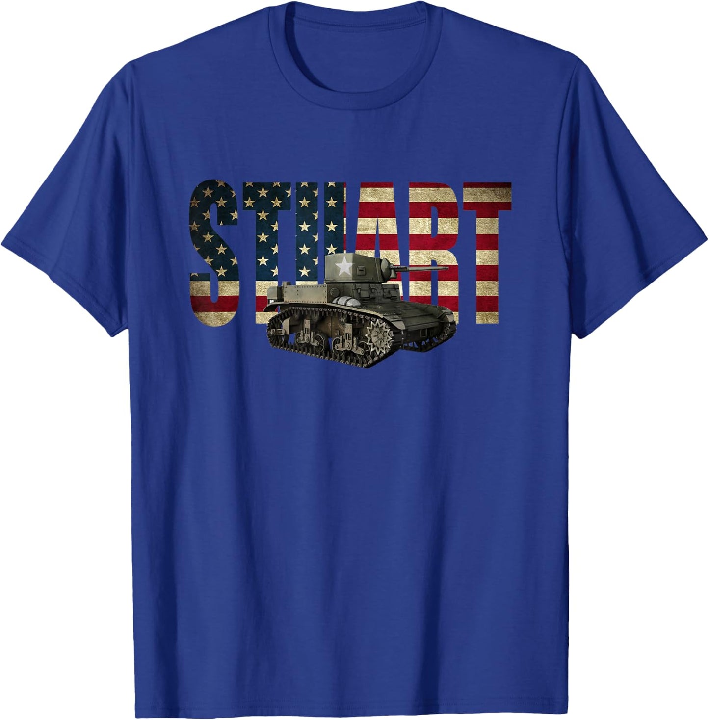 M3 Stuart Tank T-Shirt - T-Shirt | Royal