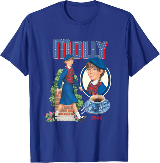 American Girl - Molly McIntire 1944 T-Shirt - T-Shirt | Royal