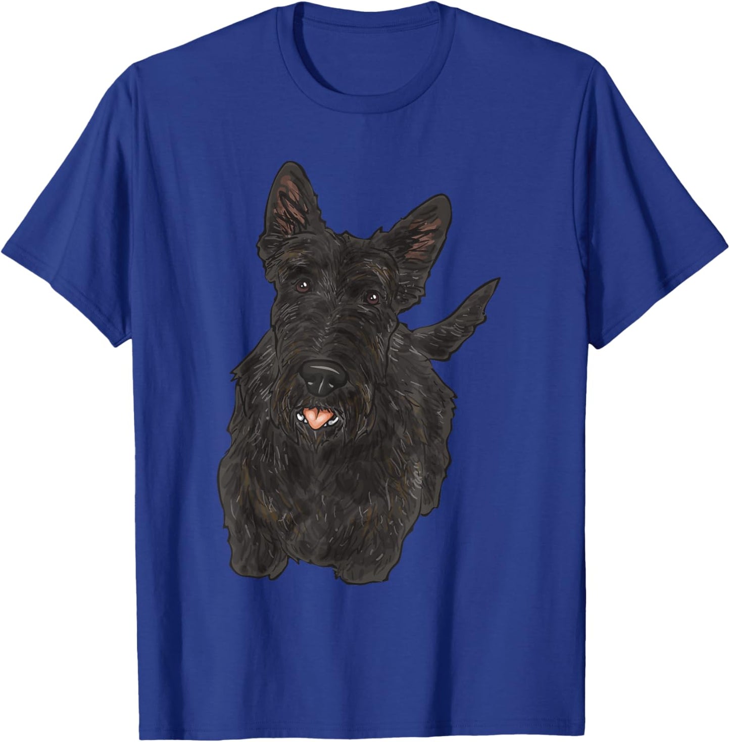 Scottish Terrier Scottie Dog Men Women T-Shirt - T-Shirt | Royal