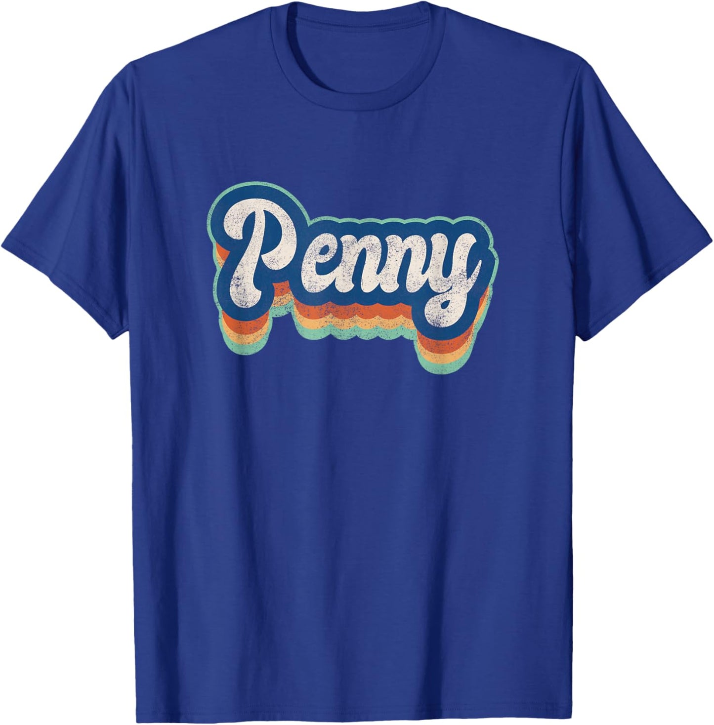 Penny First Name Girl Vintage Style 70s 80s Personalized T-Shirt - T-Shirt | Royal