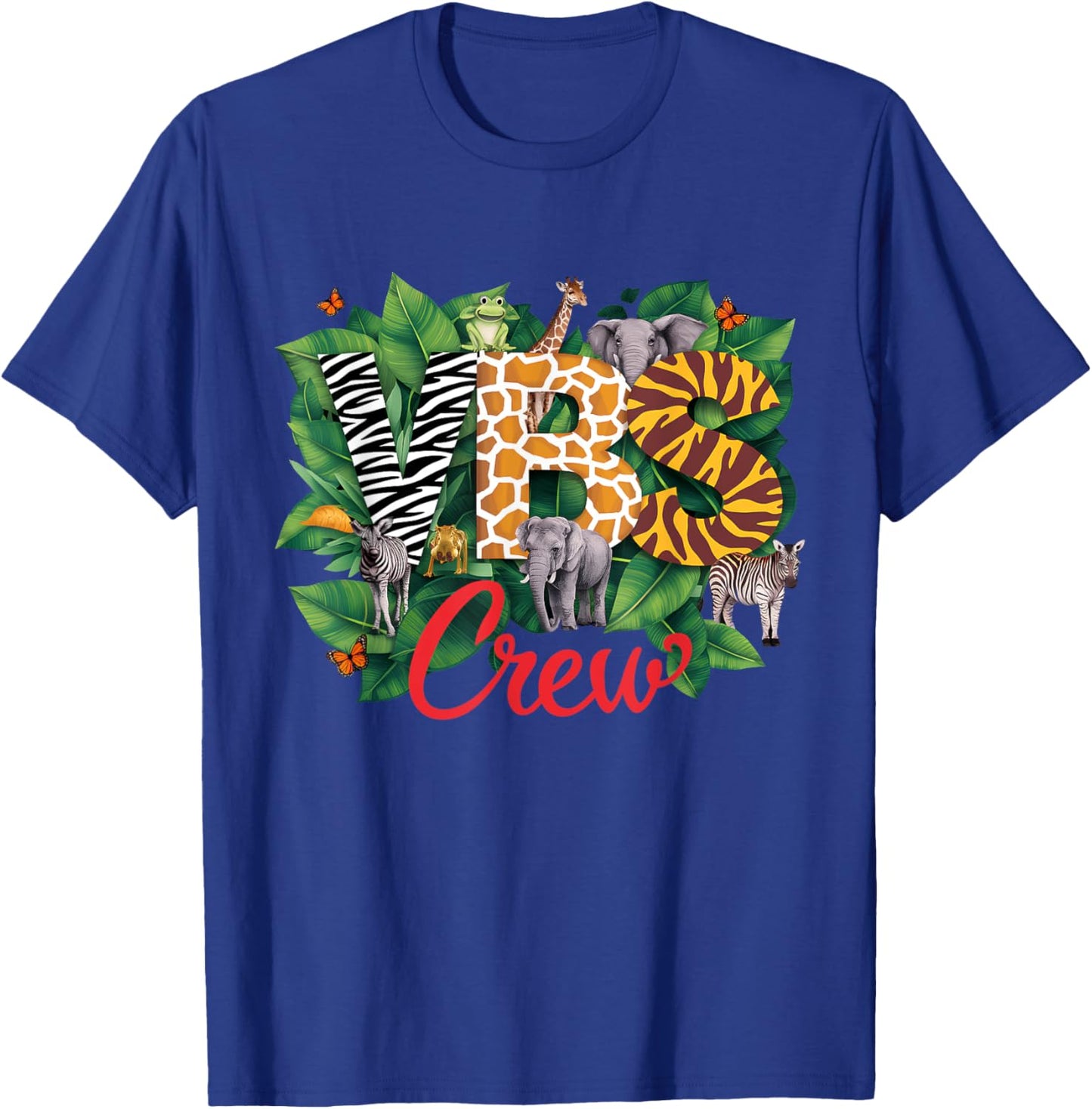 VBS Crew VBS 2026 Vacation Bible School Jungle Adventures T-Shirt - T-Shirt | Royal