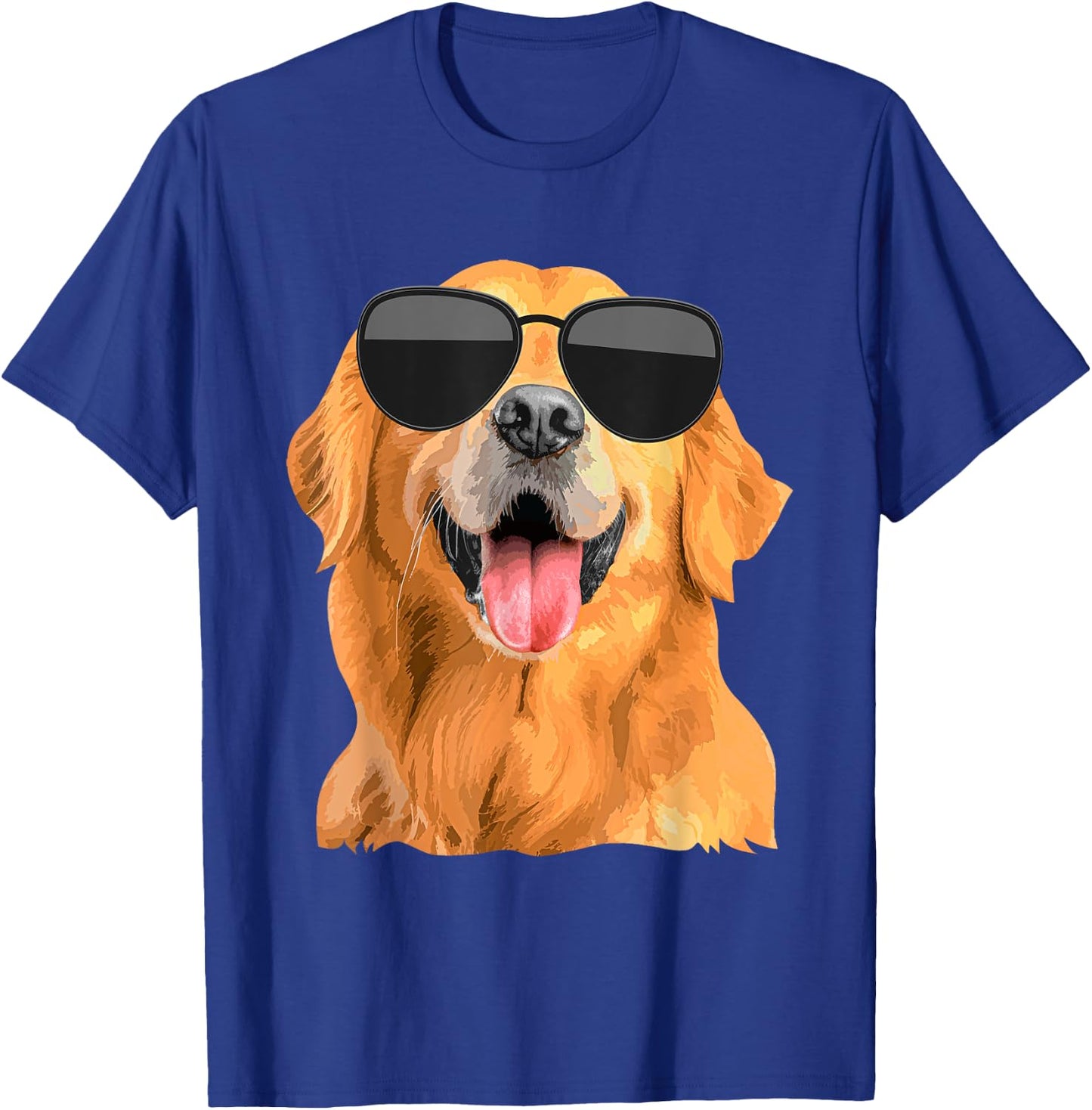 Golden Retriever Design Women Golden Retriever Lover T-Shirt - T-Shirt | Royal