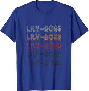 Love Heart Lily-Rose Grunge Vintage Black Lily-Rose T-Shirt - T-Shirt | Royal