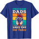 Chicken Dads Have The Best Peckers Farmer Dad Father's Day T-Shirt - T-Shirt | Royal
