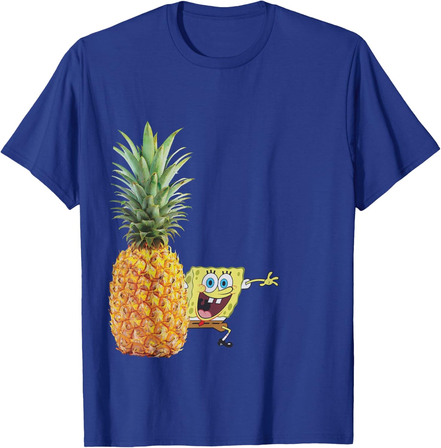 Pineapple And Spongebob Squarepants T-Shirt - T-Shirt | Royal