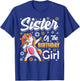 awesome dabbing unicorn birthday Sister Family Matching T-Shirt - T-Shirt | Royal