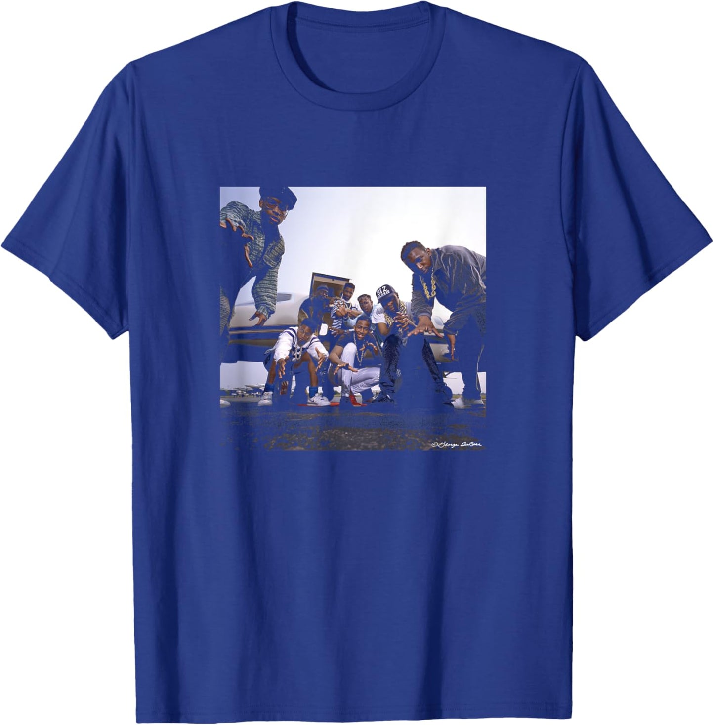Hip Hop Group The Juice Crew Allstars By George DuBose T-Shirt - T-Shirt | Royal
