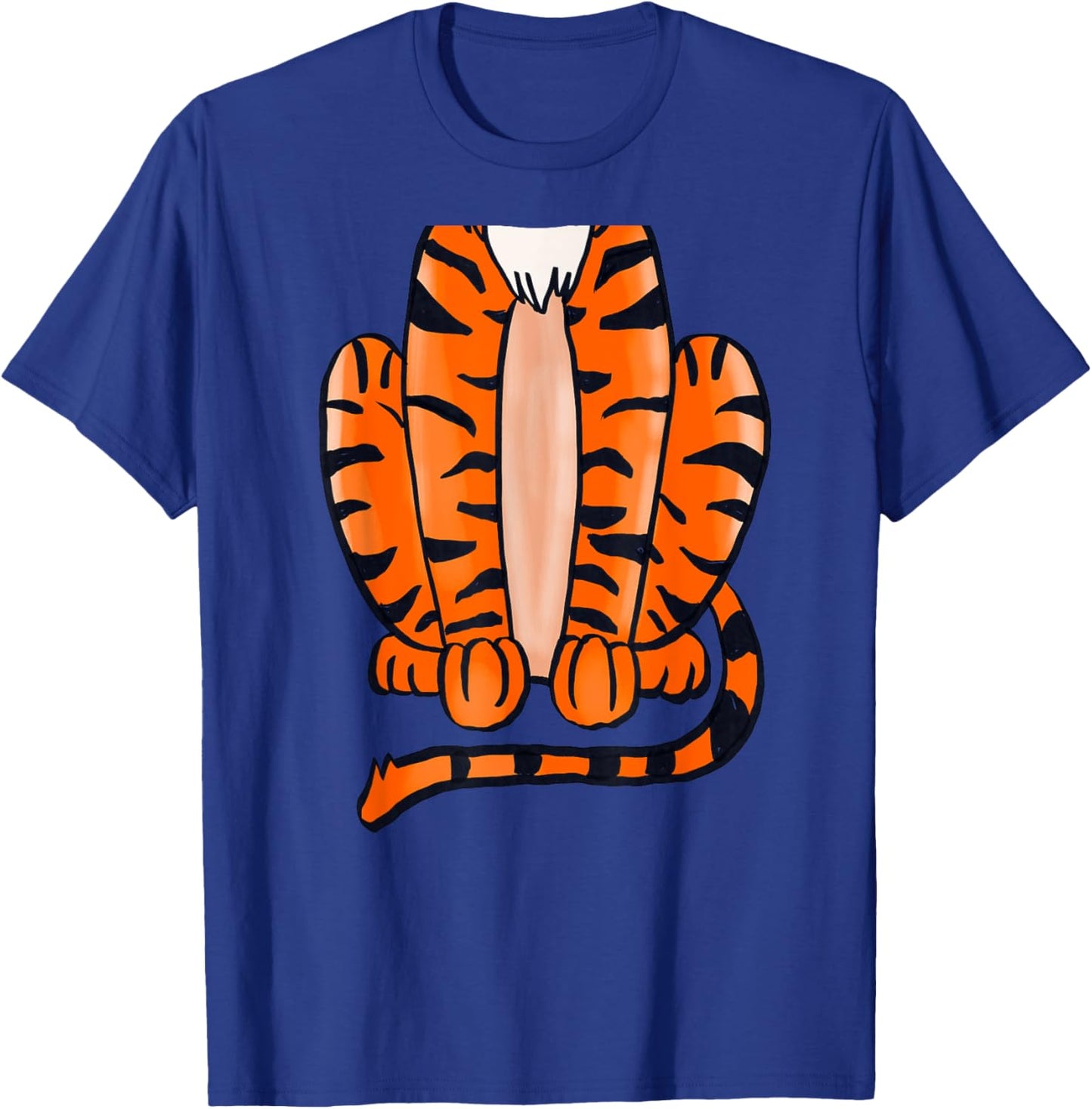 Tiger Halloween Costume - Cute Pretend Tiger Outfit T-Shirt - T-Shirt | Royal