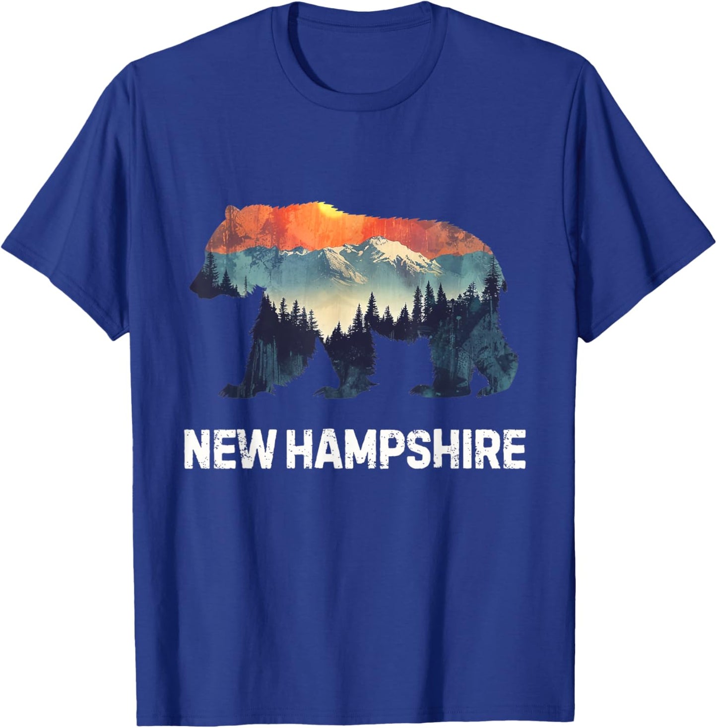 New Hampshire Bear T-Shirt - T-Shirt | Royal