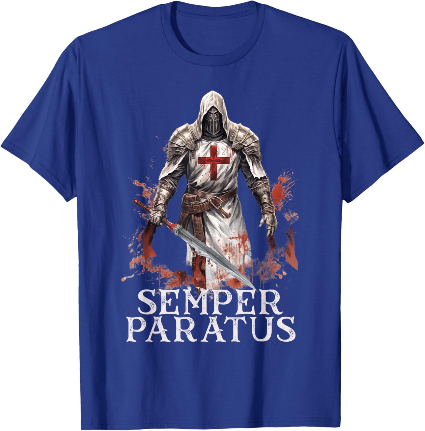 Catholic Knight Templar Crusader Cross T-Shirt - T-Shirt | Royal