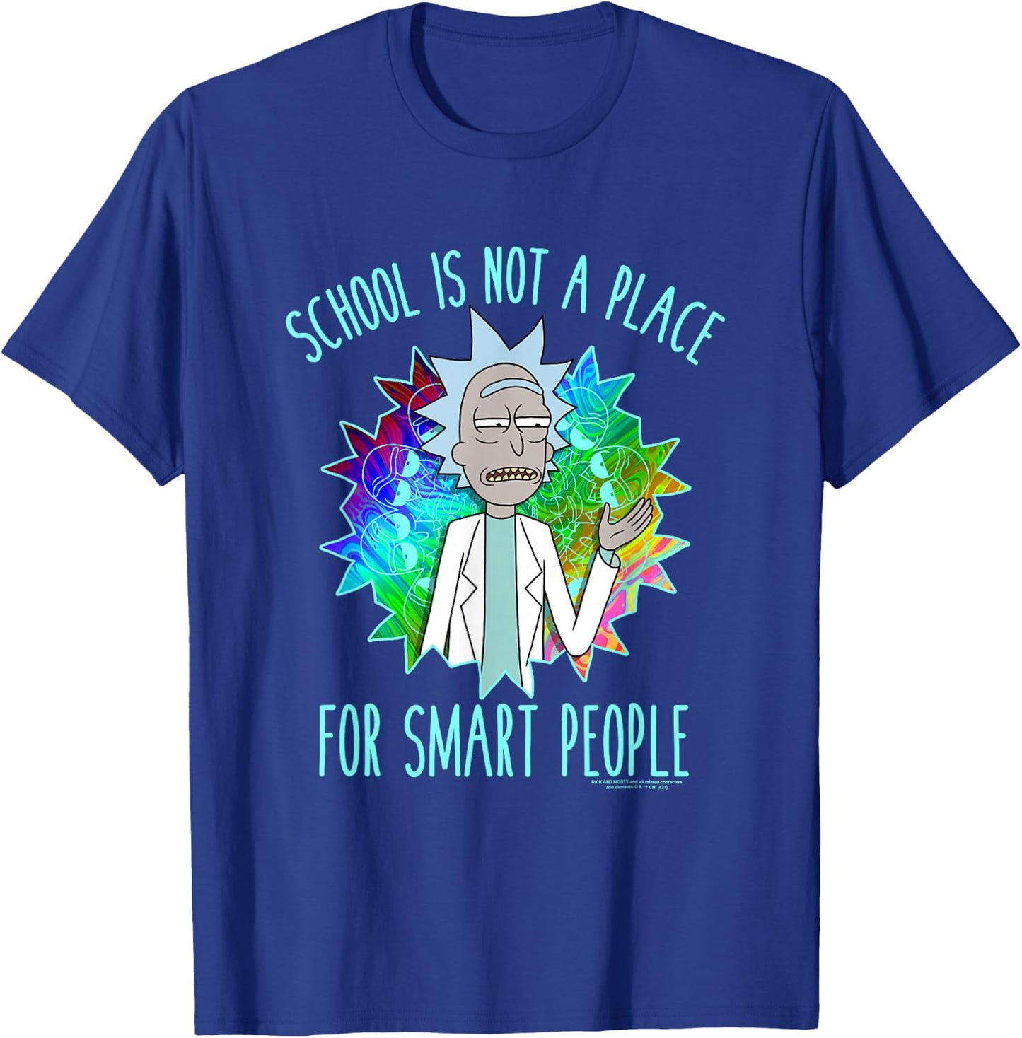 Rick and Morty School T-Shirt - T-Shirt | Royal