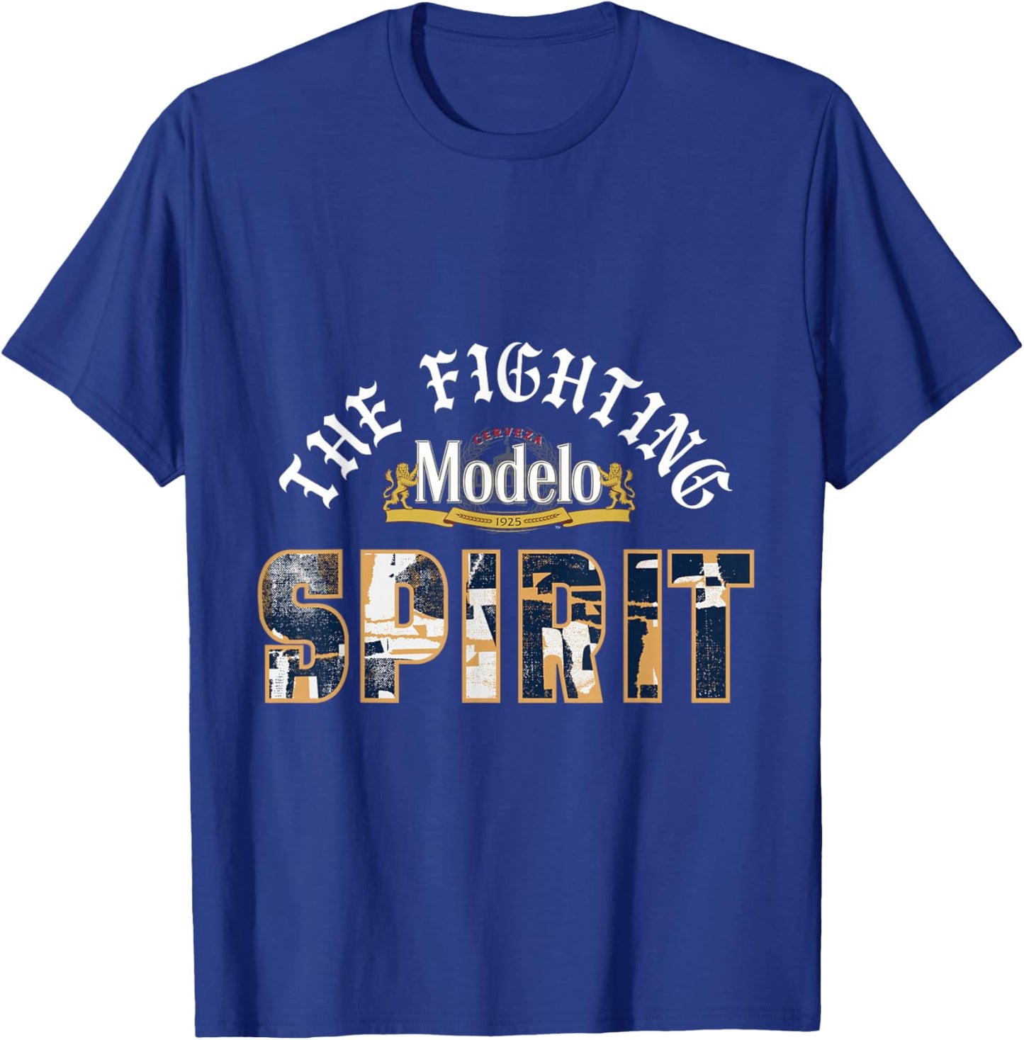 Modelo The Fighting Spirit T-Shirt - T-Shirt | Royal