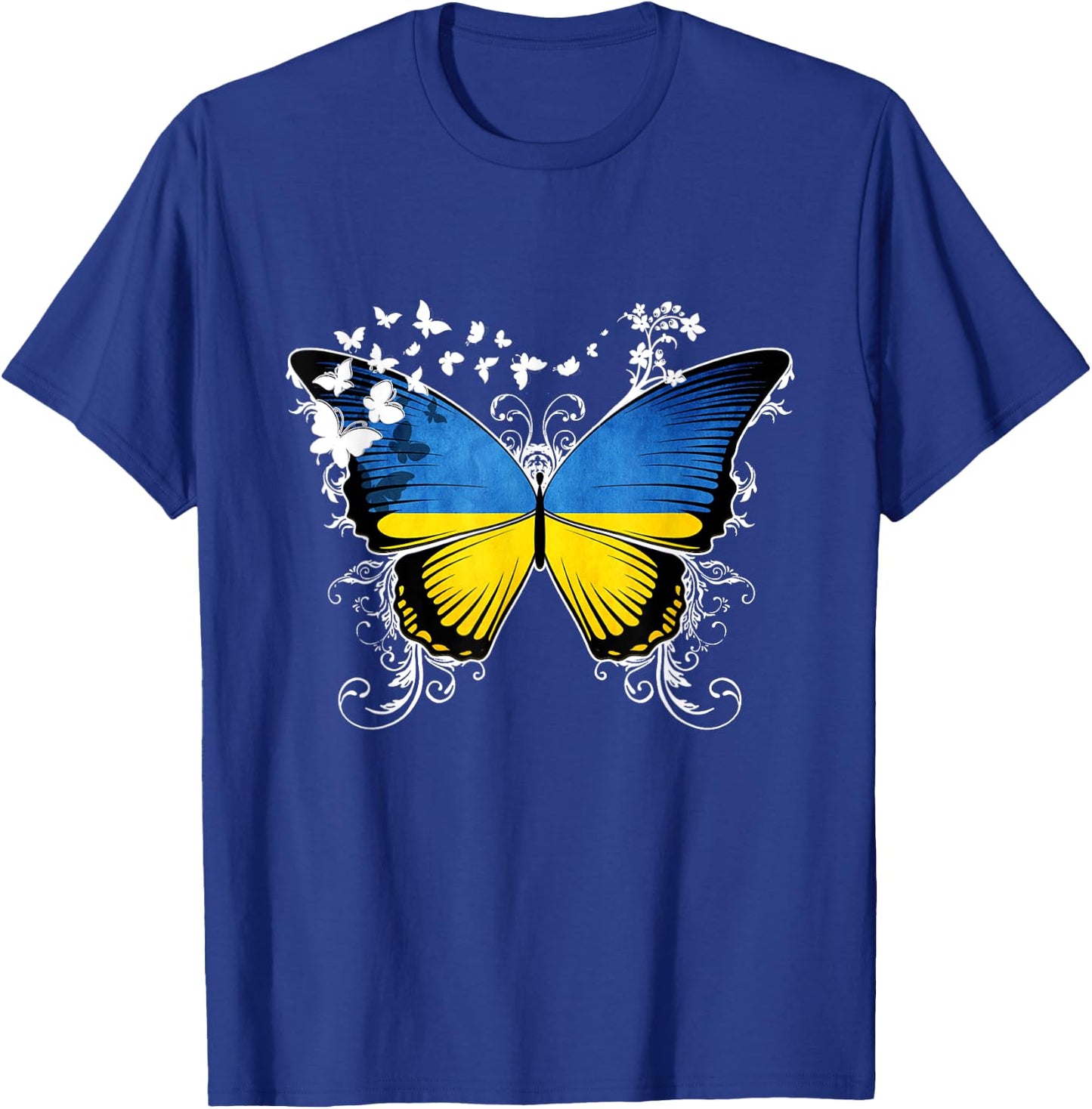 Ukraine Flag Ukrainian T-Shirt - T-Shirt | Royal