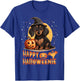 Happy Halloweenie Funny Dachshund Halloween 2024 Wiener Dog T-Shirt - T-Shirt | Royal