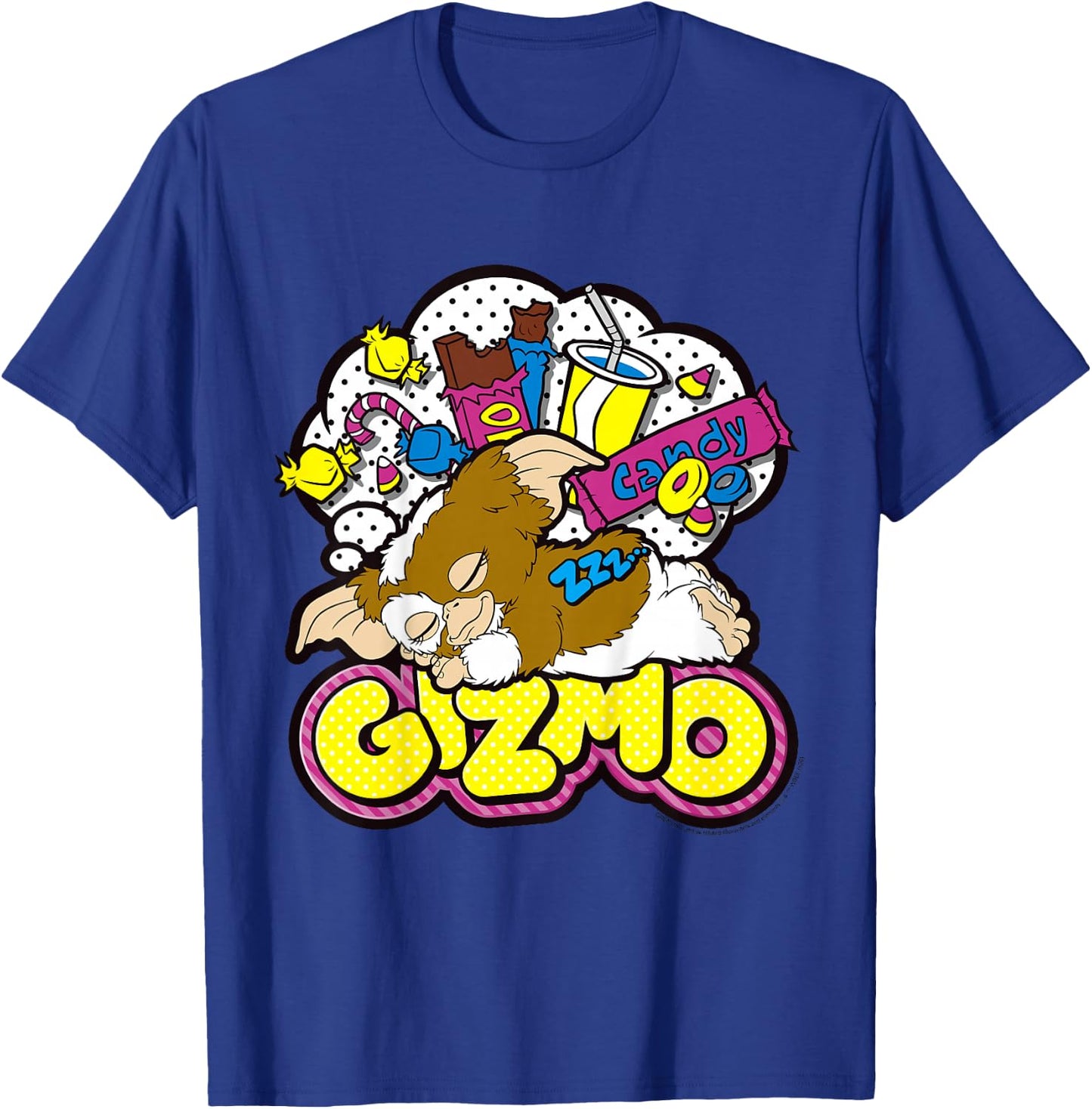 Kids Gremlins Gizmo Candy Pop Art T-Shirt - T-Shirt | Royal