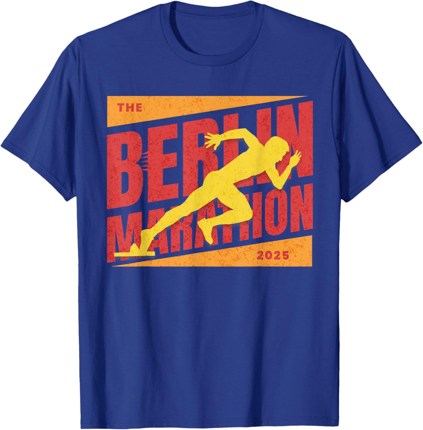 German Marathon 2025 and Berlin Germany Running Marathoner T-Shirt - T-Shirt | Royal