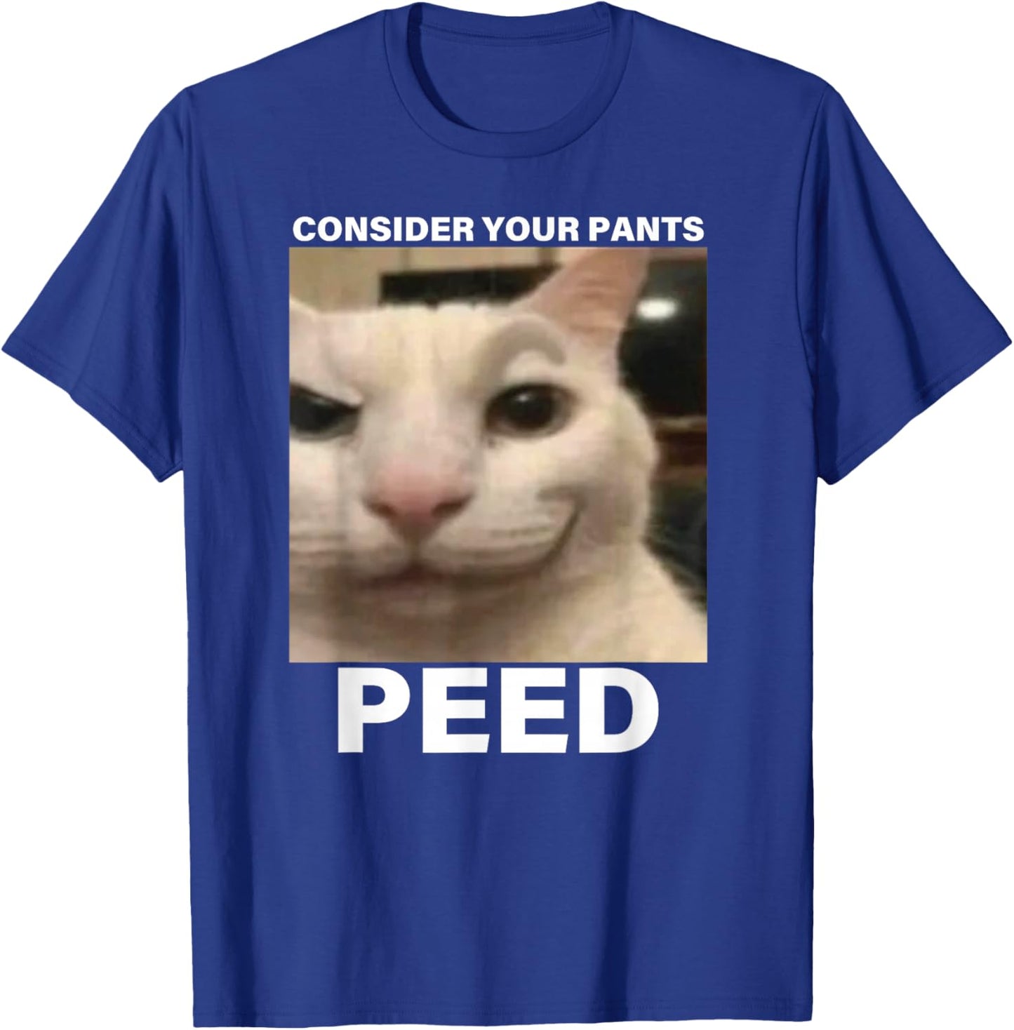 Consider Your Pants Peed Funny Cat Meme T-Shirt - T-Shirt | Royal