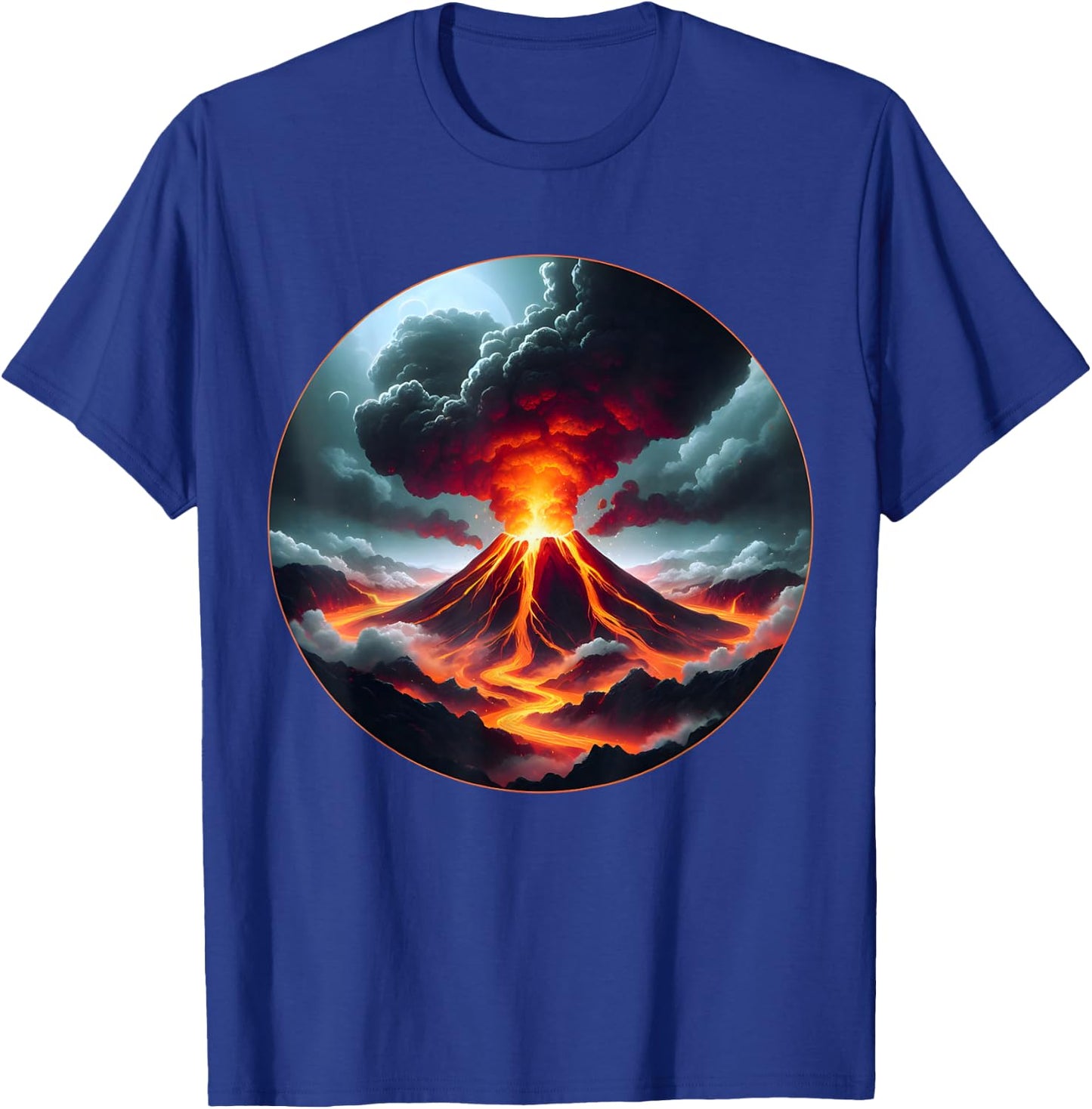 Cool erupting volcano Outfit for boys and girls T-Shirt - T-Shirt | Royal