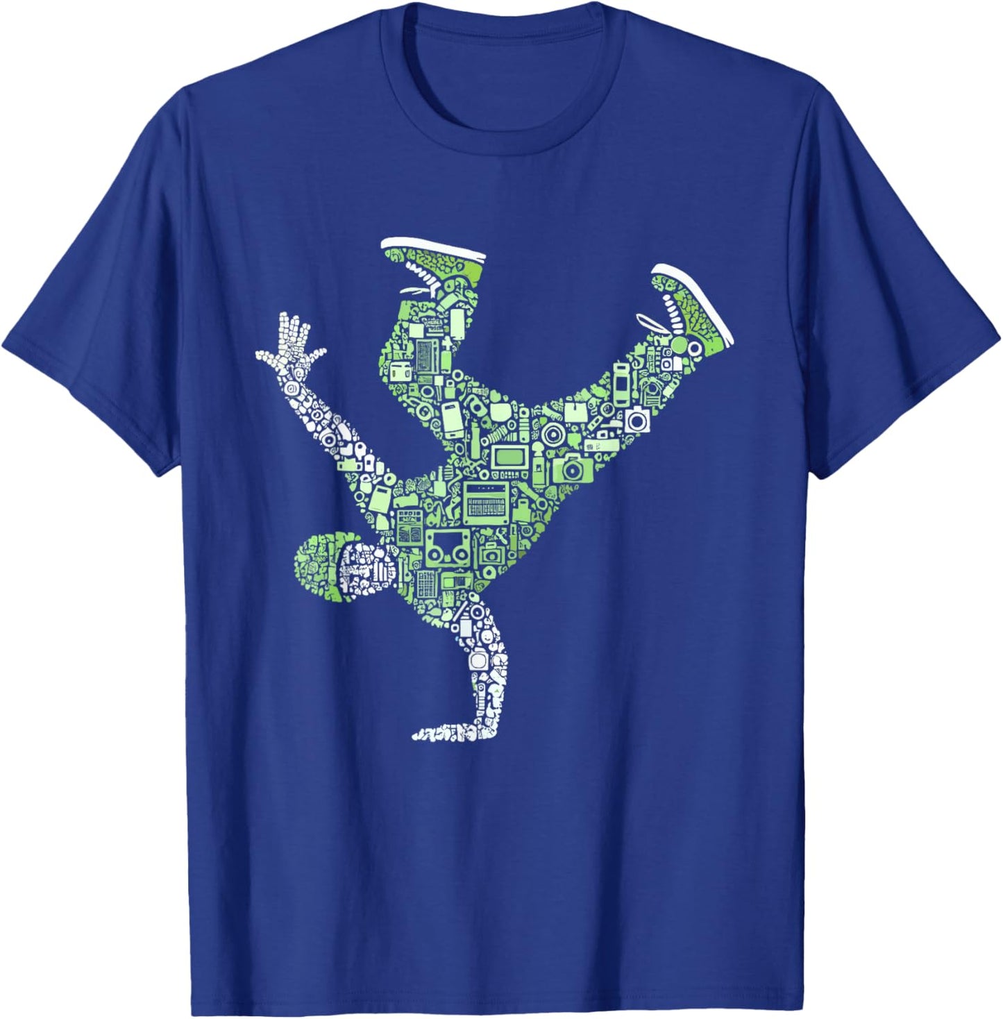 Breakdance Breakdancer, Kids, Boy, Girl, Teen | Breakdancing T-Shirt - T-Shirt | Royal