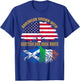 Heritage American Grown with Scottish Irish Roots T-Shirt - T-Shirt | Royal