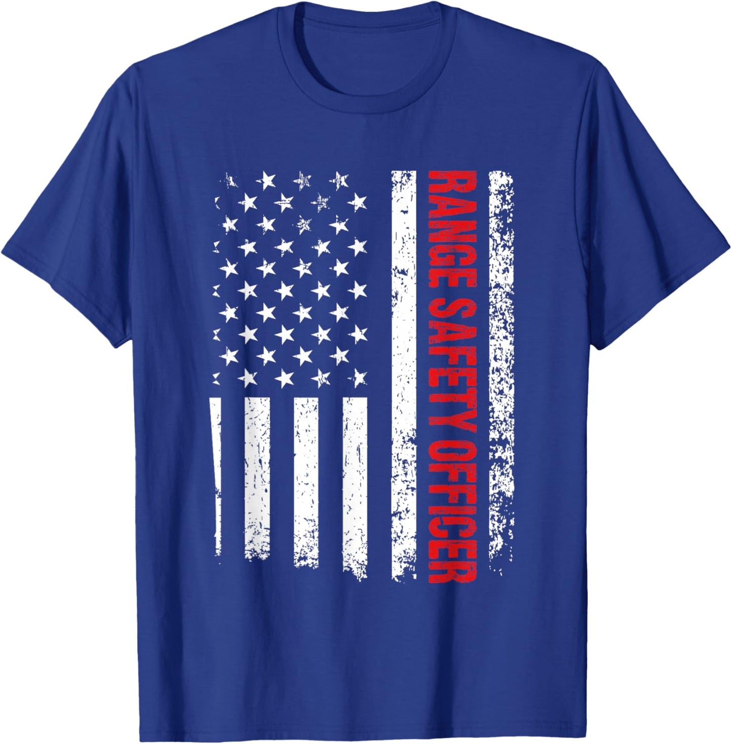 American Firearms Instructor Gun Range Safety Officer T-Shirt - T-Shirt | Royal