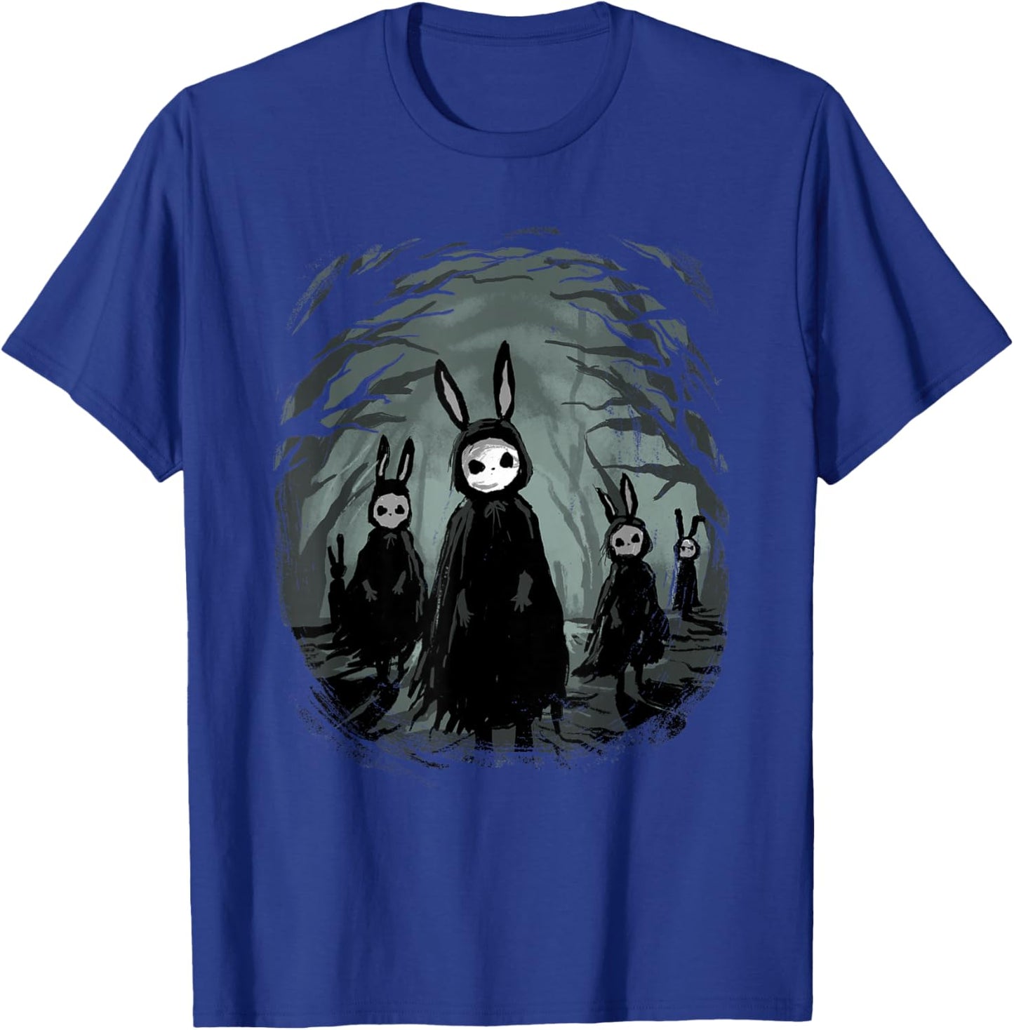 Gothic- Creepy Bunny Goth Rabbit Evil Bunnies Weirdcore T-Shirt - T-Shirt | Royal