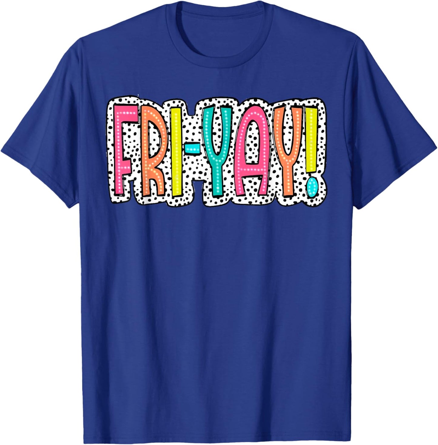 Fri-Yay! Dalmatian Dots T-Shirt - T-Shirt | Royal