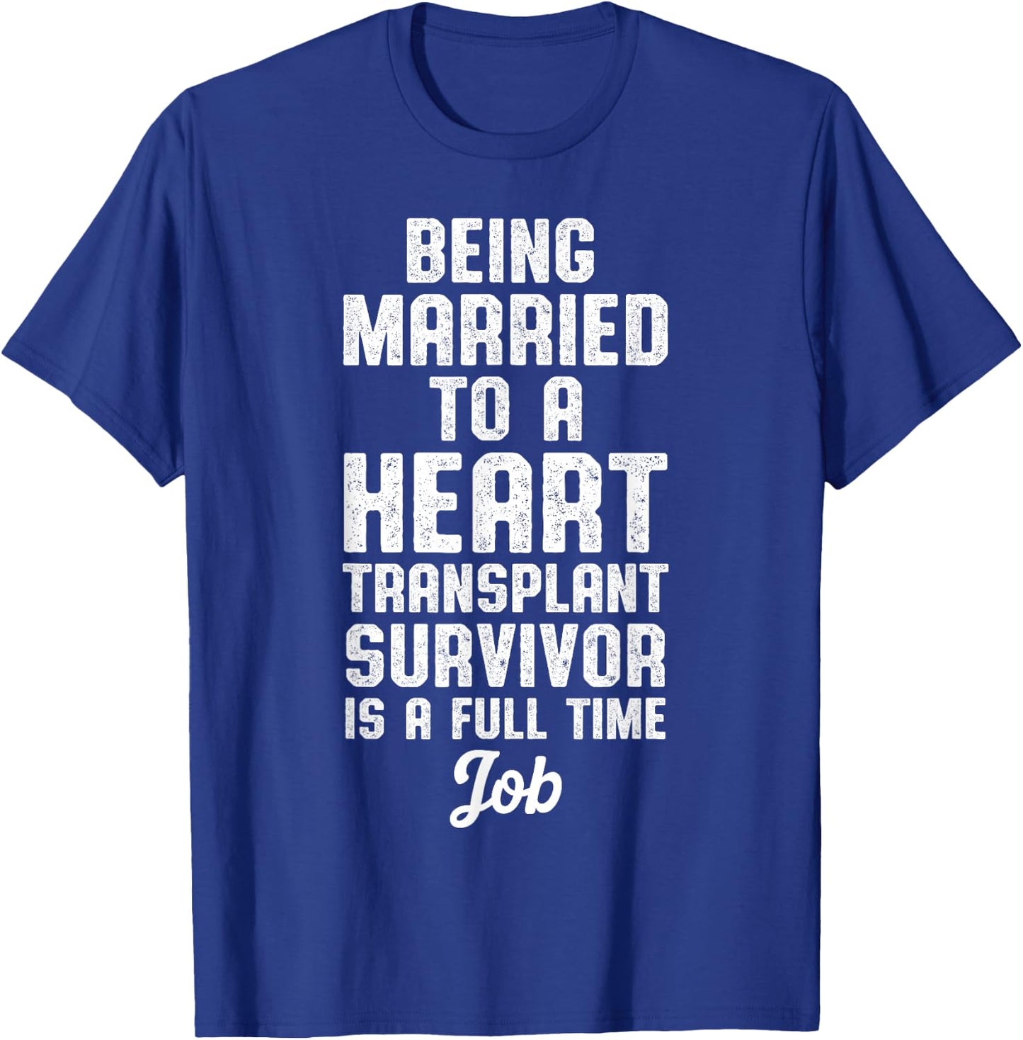 Heart Transplant Recipient Running Surgery Survivor T-Shirt - T-Shirt | Royal