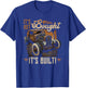 Rat Rod & Hot Rodder Gift Rust Bucket Car Fans Men's Vintage Rat Rod , Its Not Bought Its Built, Black, Small, Short Sleeve, Classic Fit T-Shirt - T-Shirt | Royal