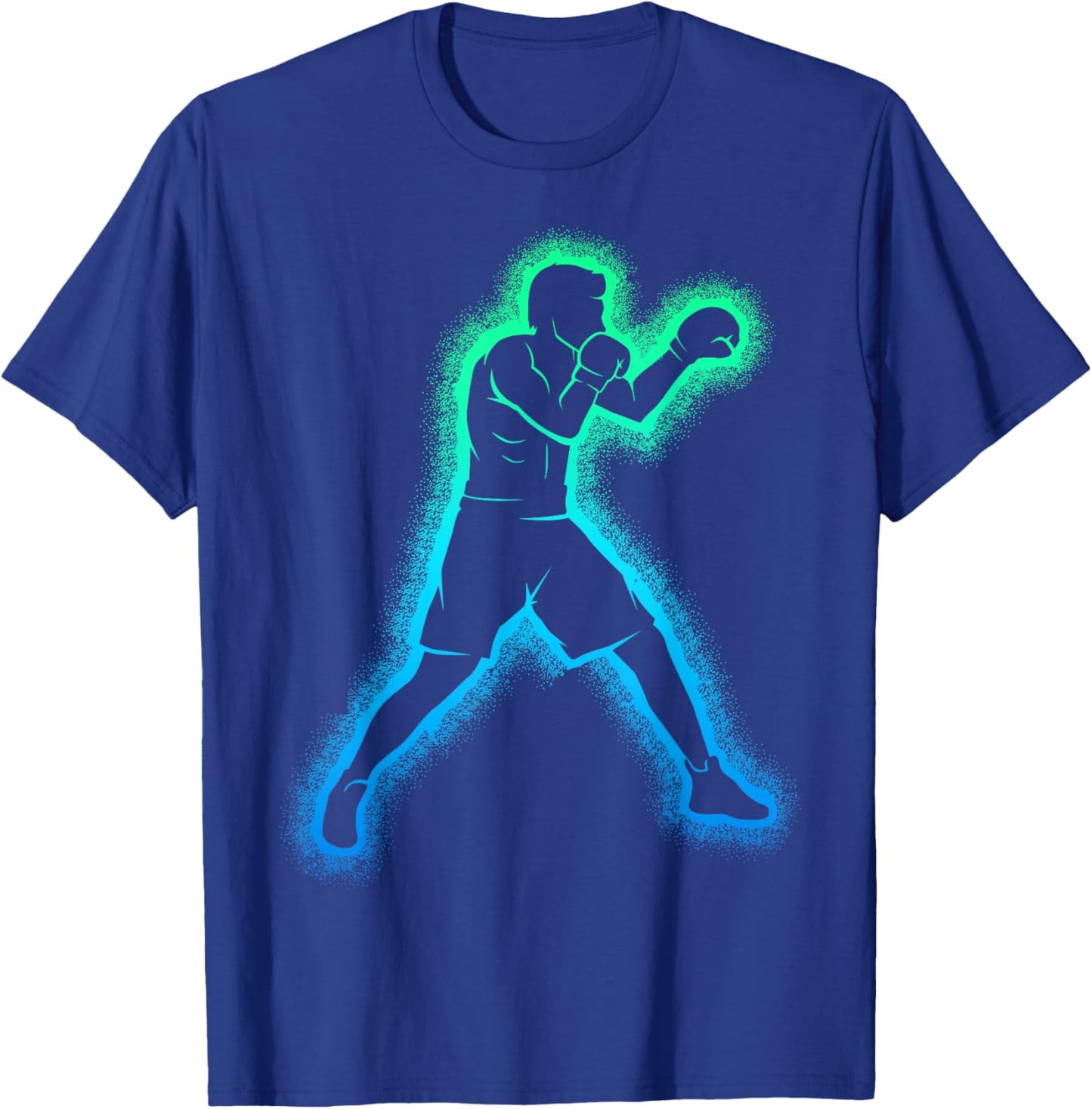 Men's Boxer, Boxer, Boxing , Black, S T-Shirt - T-Shirt | Royal