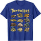 Tortoise Animals of the World Cute Reptile Turtle Lover T-Shirt - T-Shirt | Royal