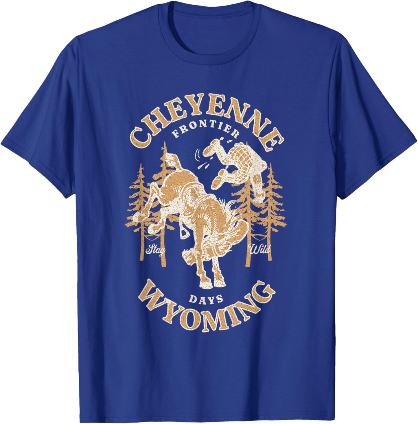 Cheyenne Wyoming Frontier Days T-Shirt - T-Shirt | Royal