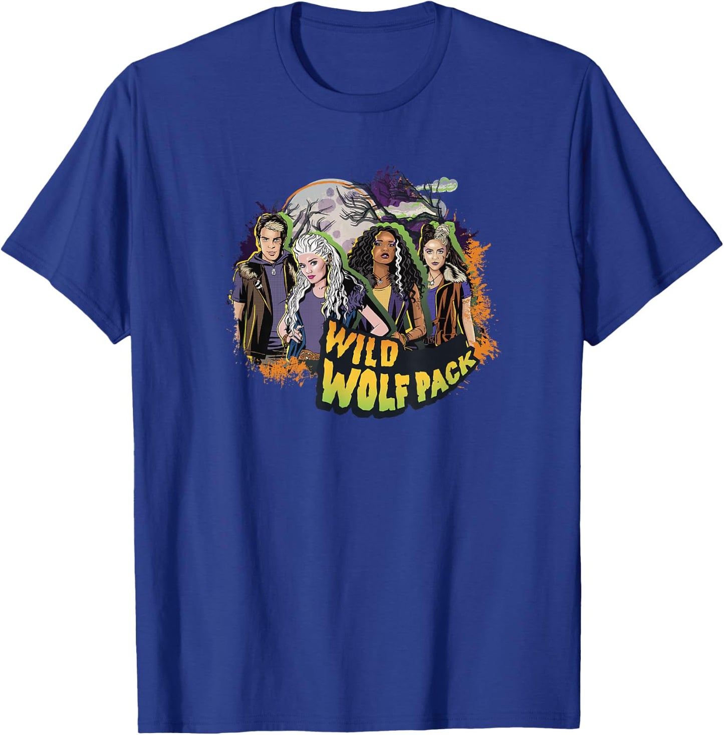 Disney Zombies 3 Wild Wolf Pack Group Shot T-Shirt - T-Shirt | Royal