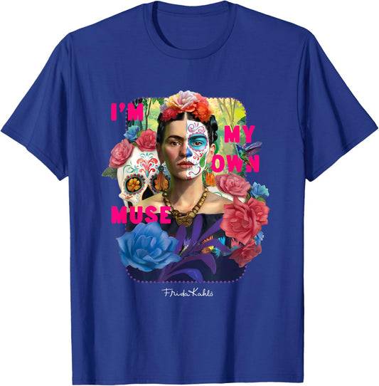 Frida Kahlo - I'm My Own Muse , Black, S T-Shirt - T-Shirt | Royal