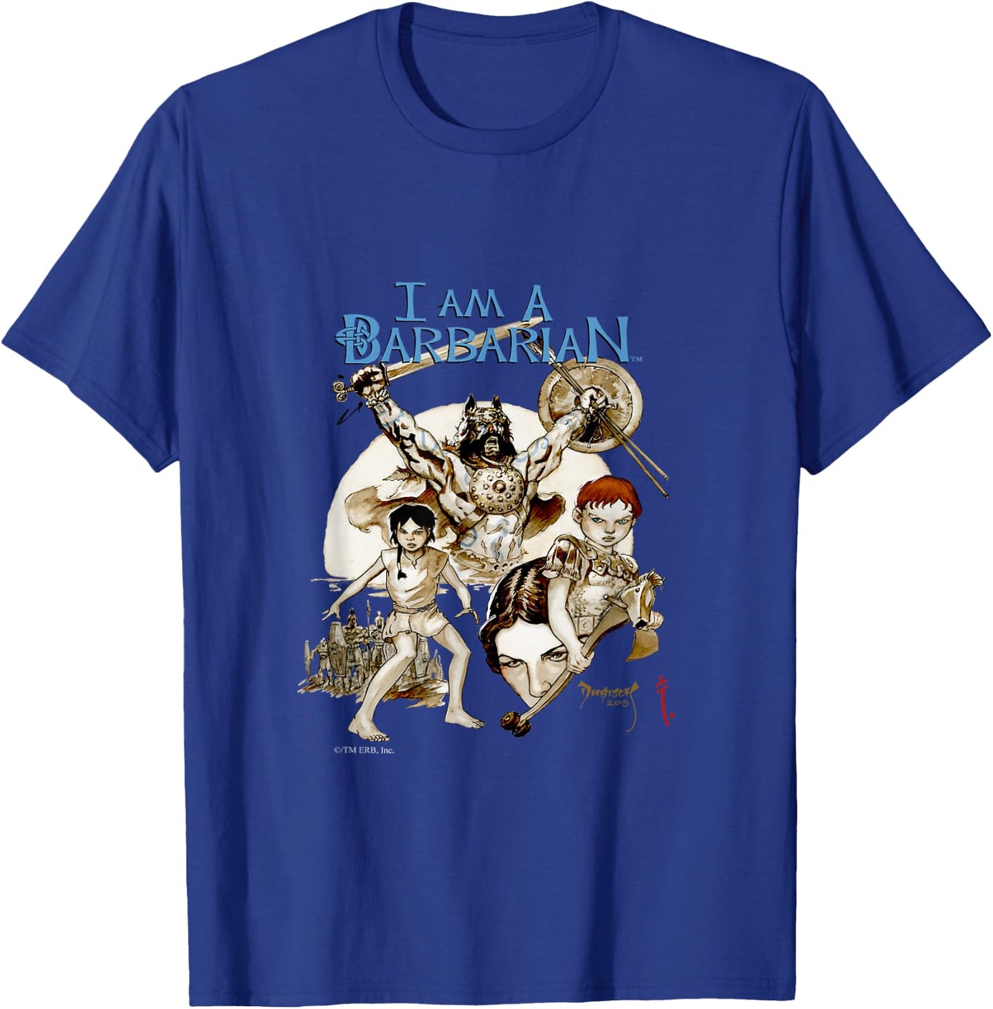 I Am A Barbarian T-Shirt - T-Shirt | Royal